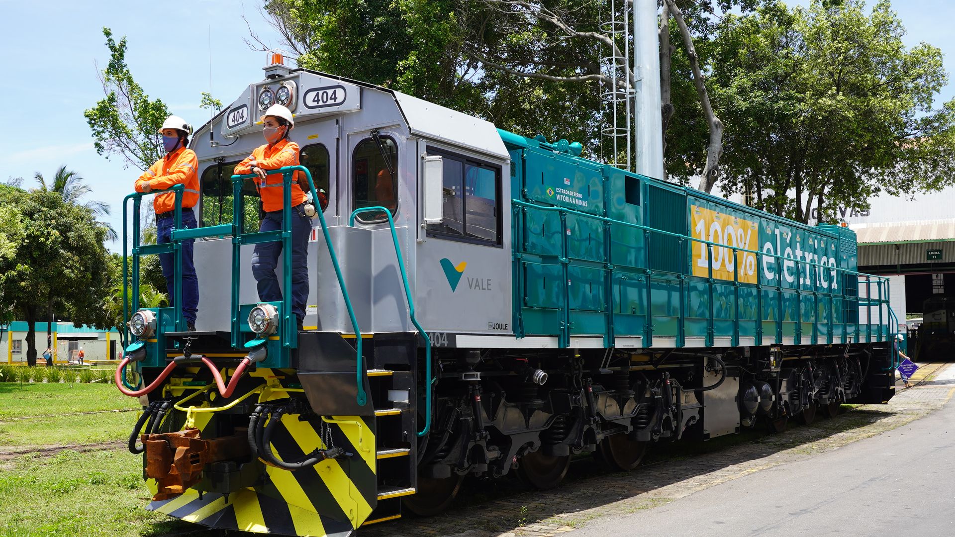 Locomotivas elétricas 
prometem contribuir 
para redução do uso de 
combustível fóssil e garantir 
mais sustentabilidade à 
movimentação de cargas