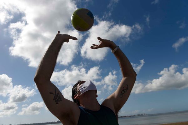 Fábio Luiz, medalhista olímpico do vôlei de praia