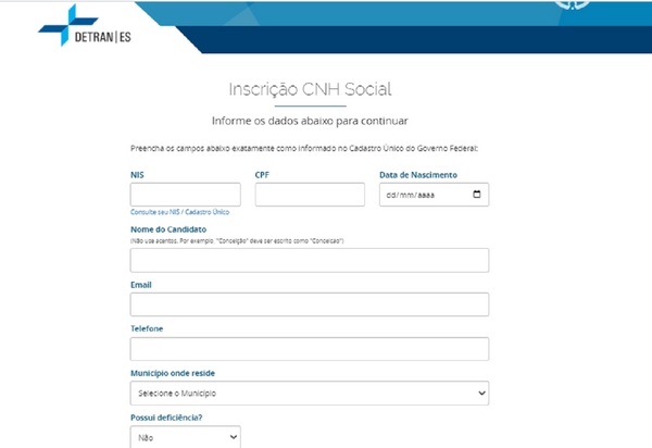 Saiba como fazer a inscrição para  CNH Social