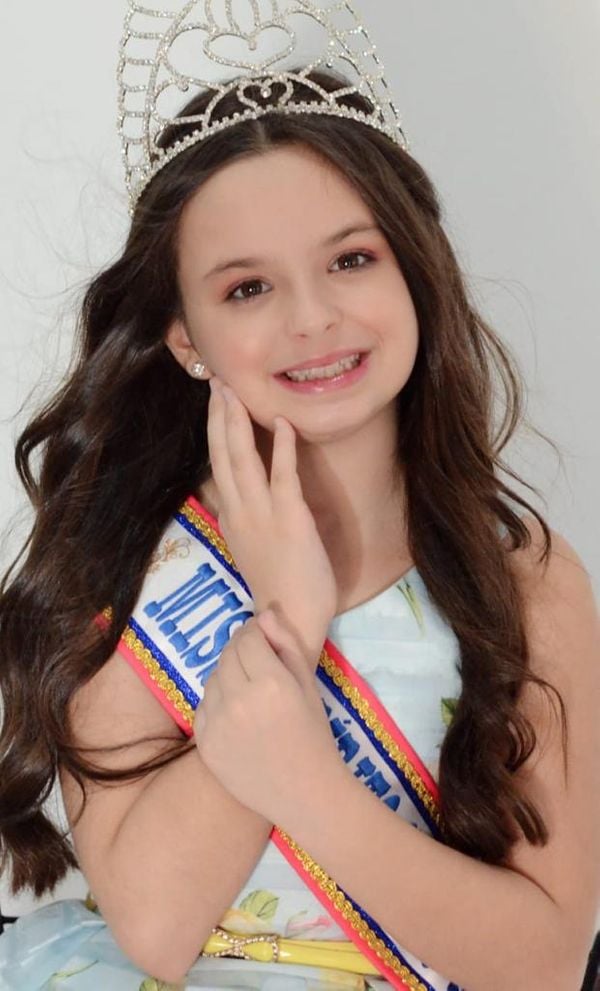 A Miss Espírito Santo Mini 2021, Laura Dadalto, de 8 anos