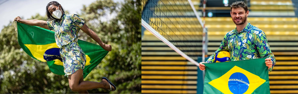 Bruninho e Ketleyn Quadros serão os porta-bandeiras na Cerimônia de Abertura das Olimpíadas