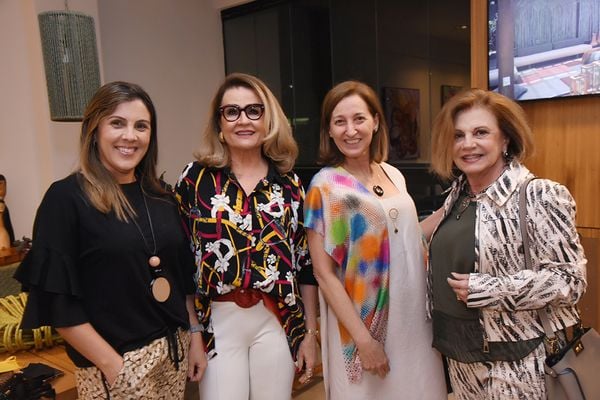 Marcela Souto, Zilda Helal, Marilia Celin e Cristina Barros
