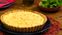 Quiche de ricota com alho-poró e massa de biscoito cream cracker