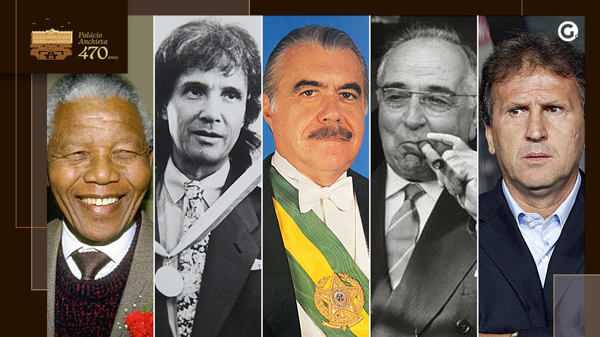 Nelson Mandela, Roberto Carlos, José Sarney, Getúlio Vargas e Zico: conheça as histórias dessas visitas ilustres