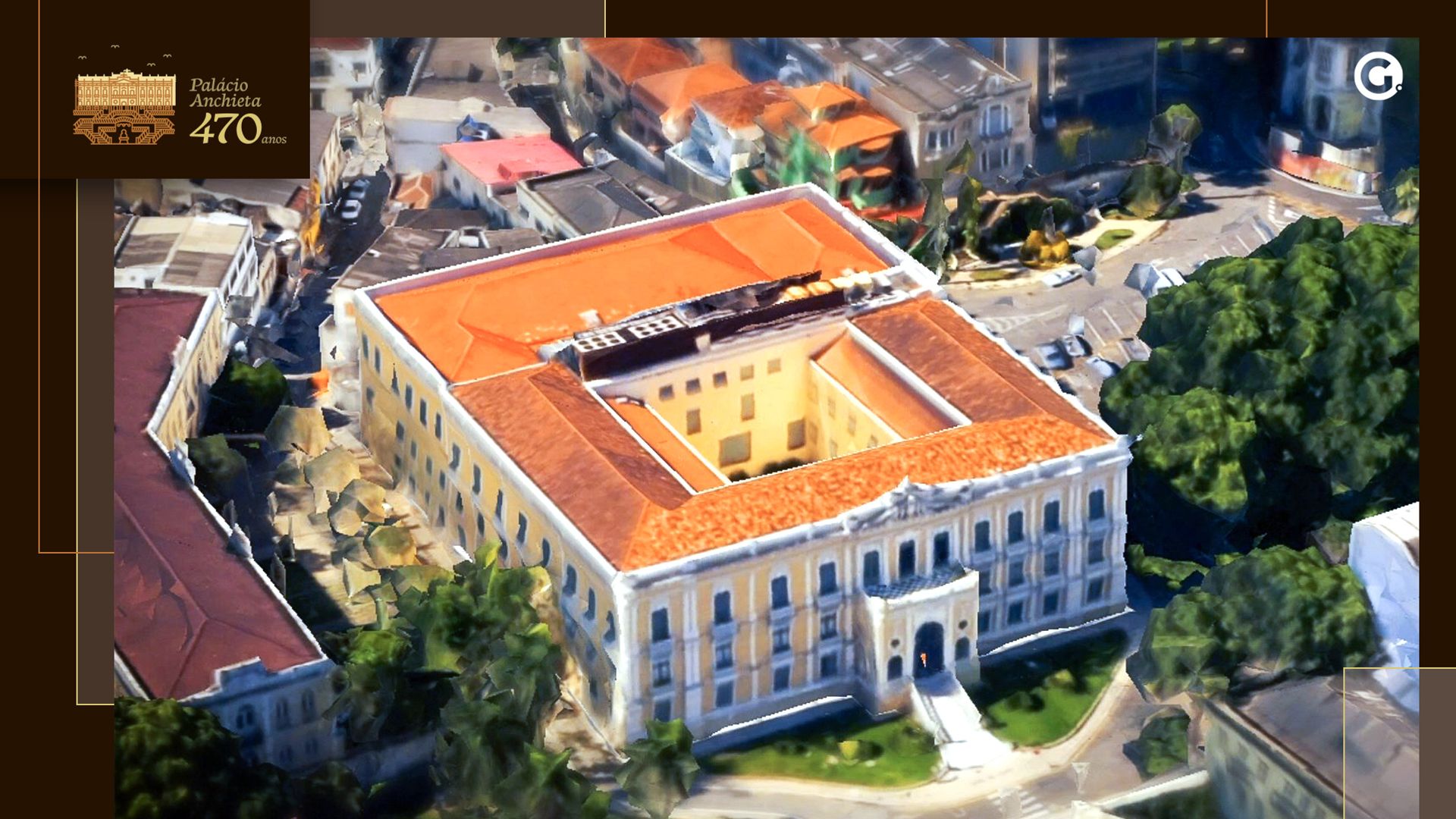 Palácio Anchieta ocupa uma área de 7 mil metros quadrados, que abriga uma estrutura com mais de 130 cômodos