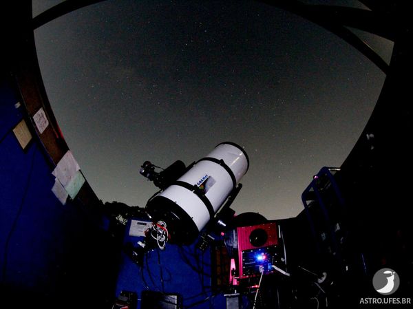 A Ufes vai inaugurar o primeiro telescópio de observação astronômica público do Brasil nesta quinta-feira (22)