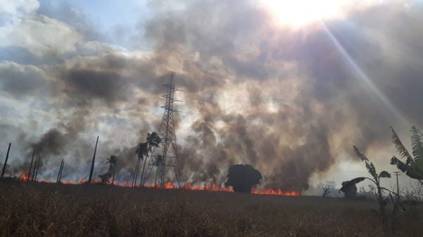 Incêndio em Jaguaré, Norte do ES