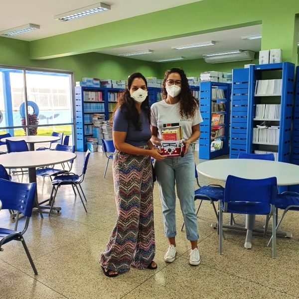 Entrega das obras do projeto "Caravana Combiousa" na escola Silva melo, em Guarapari por Nat Nobre/Divulgação