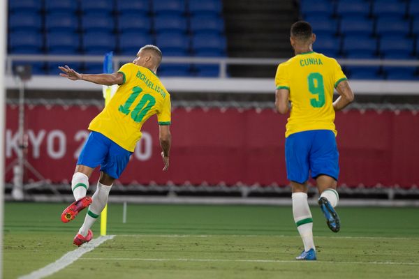O capixaba anotou três gols apenas no primeiro tempo da partida por Lucas Figueiredo/CBF