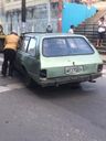 Carro capotou em escadaria de Cariacica; motorista não teve ferimentos(Telespectador | TV Gazeta)