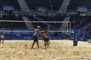 O capixaba Alison, ao lado de Álvaro, venceu a dupla Argentina no vôlei de praia(Vitor Jubini)