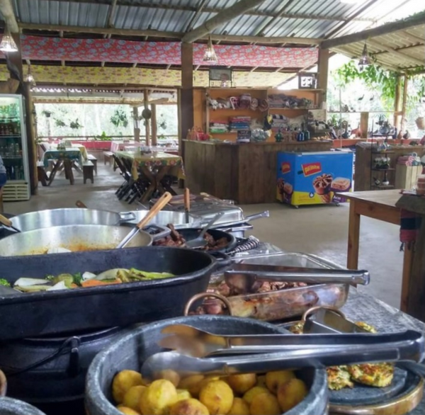 Parte do salão principal por Ninho do Jacu/Instagram