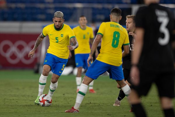 Brasil e Costa do Marfim, pela segunda rodada do futebol masculino por Vitor Jubini