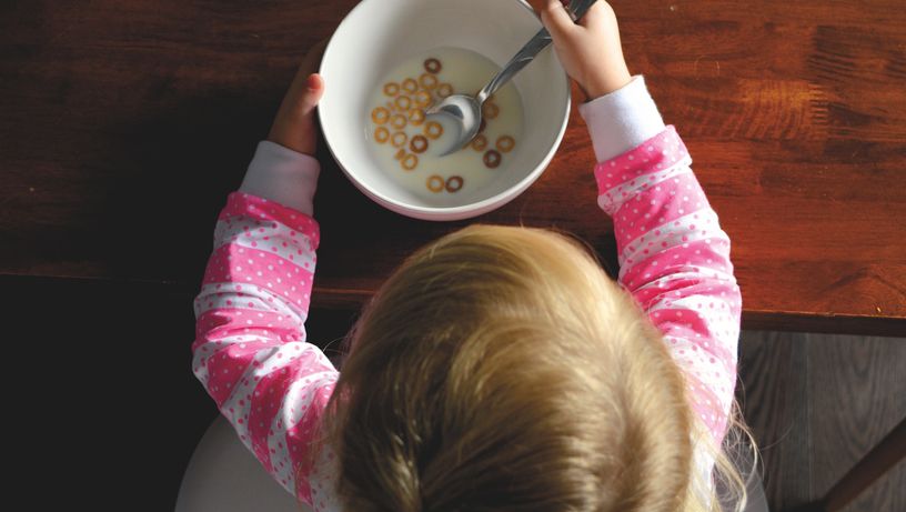 Alimentação saudável de crianças