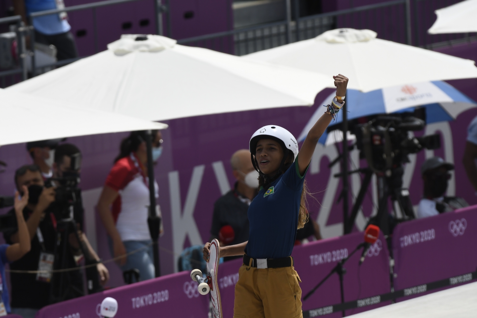 Rayssa Leal comemora conquista resultado na Olimpíada de Tóquio