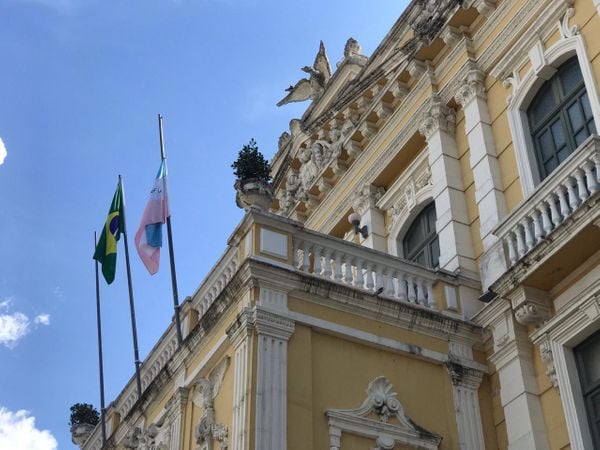 Varanda do Palácio Anchieta foi incorporada durante a reforma feita por Jerônimo Monteiro