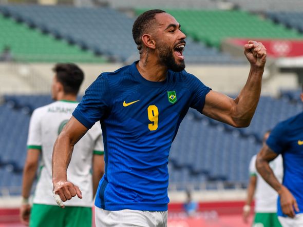 Brasil e Arábia Saudita no estádio de Saitama, pela terceira rodada da fase de grupos das Olimpíadas por Vitor Jubini