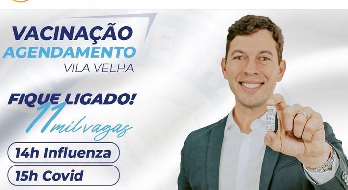 Recomendação é para que Arnaldinho Borgo (Podemos) exclua postagens nas redes sociais que associe a imagem dele a ações da gestão municipal, entre elas a campanha de vacinação