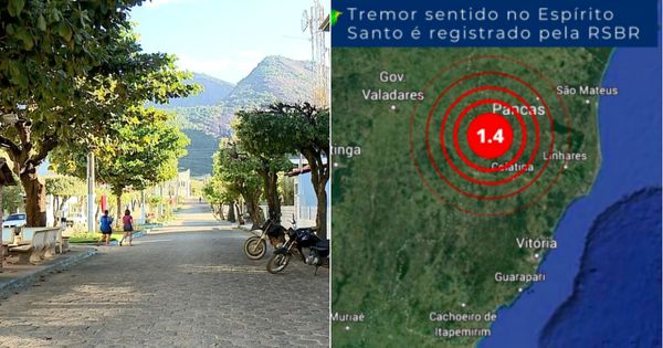 Tremor de 1.4 na Escala Richter foi registrado em Pancas