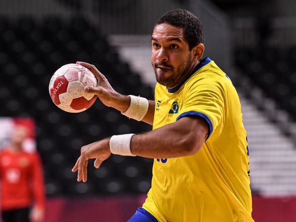 O capixaba Vinícius Teixeira em vitória do Brasil sobre a Argentina por Vitor Jubini