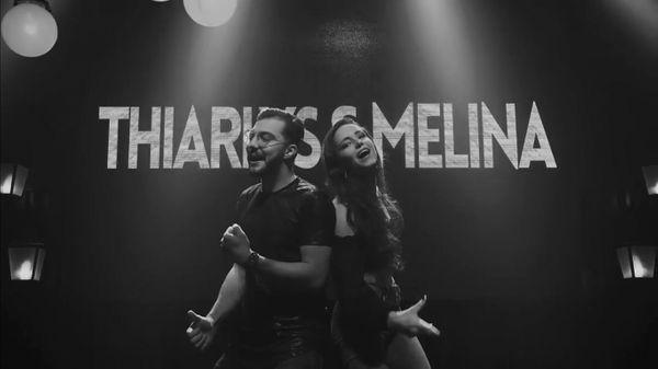 Thiarlys e Melina no clipe de 