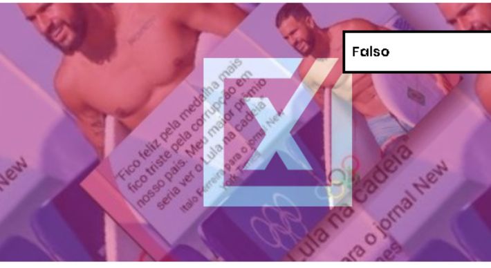 É falso que o surfista brasileiro Italo Ferreira, medalhista de ouro nos Jogos Olímpicos de Tóquio, tenha pedido a prisão do ex-presidente Lula (PT) em uma entrevista ao The New York Times. A assessoria do atleta negou qualquer fala nesse sentido, e o jornal americano não publicou nenhuma matéria com essa declaração