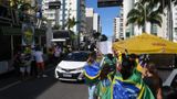 Concentração de manifestantes em Vila Velha: protesto por voto impresso(Carlos Alberto Silva)