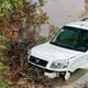 Imagem - Carro da Prefeitura de Jaguaré se envolve em acidente e cai em represa