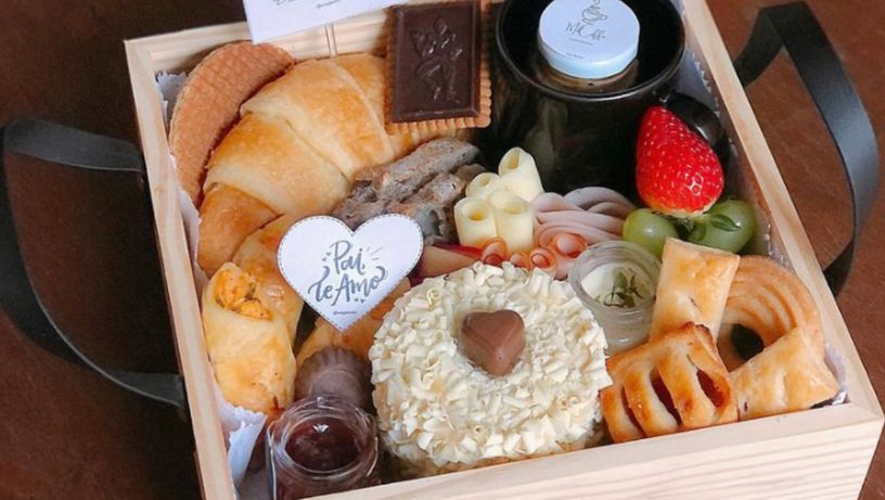 Box de café da manhã para o Dia dos Pais da Vix Picnic 