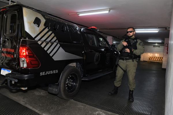 Marcos Venicio Moreira Andrade chegou ao Fórum Criminal, no Centro de Vitória, na manhã desta terça (3) por Carlos Alberto Silva