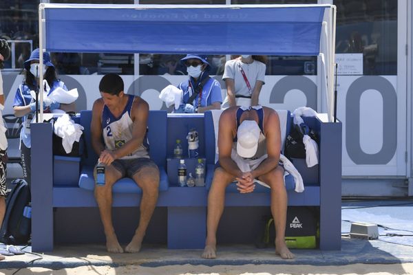 Álvaro e Alison perderam para a dupla da Letônia e deram adeus aos Jogos Olímpicos por Vitor Jubini