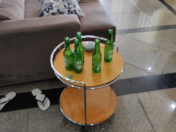 Imagens mostram cenário de crime em Vila Velha por Reprodução / TV Gazeta
