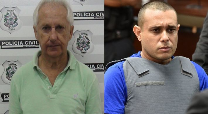 O assassino confesso do ex-senador Gerson Camata, Marcos Venicio Moreira Andrade, informou que divide cela com Georgeval Alves Gonçalves, que vai sentar no banco dos réus pelo assassinato do filho e do enteado