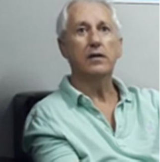 Marcos Venicio Moreira Andrade fala sobre assassinato de Gerson Camata à polícia, logo após ser preso. Crédito: Reprodução/Sesp