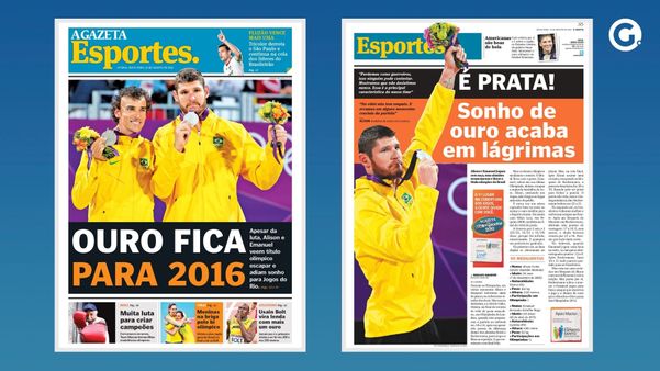 Alison Cerutti ficou com a prata nos Jogos do Rio de Janeiro