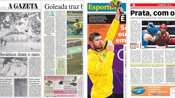 Edições de A Gazeta mostram capixabas medalhistas em Olimpíadas