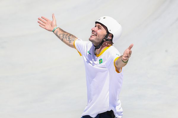 Pedro Barros conquistou a medalha de prata no skate park em Tóquio