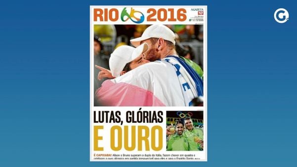 Alison Cerutti foi o primeiro capixaba a conquistar medalha de ouro em Olimpíadas