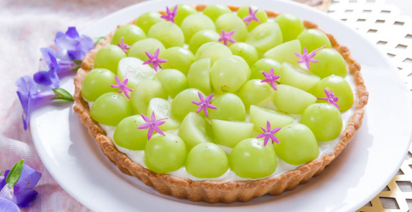 Torta de uva verde