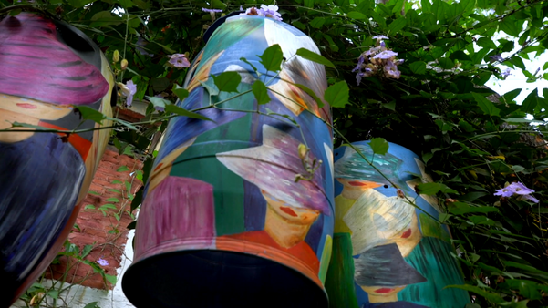 A Vila faz a mistura da arte com a natureza