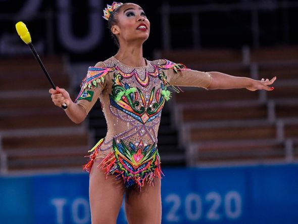 As capixabas Geovanna Santos e Déborah Medrado fazem parte da equipe de ginástica rítmica do Brasil em Tóquip por Vitor Jubini
