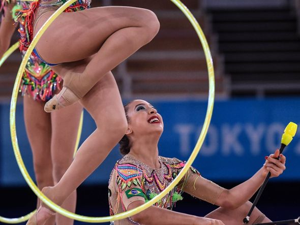 As capixabas Geovanna Santos e Déborah Medrado fazem parte da equipe de ginástica rítmica do Brasil em Tóquip por Vitor Jubini