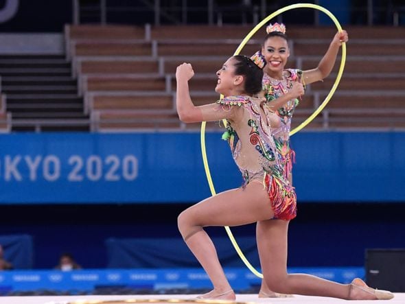 As capixabas Geovanna Santos e Déborah Medrado fazem parte da equipe de ginástica rítmica do Brasil em Tóquip por Vitor Jubini