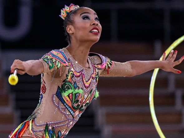 As capixabas Geovanna Santos e Déborah Medrado fazem parte da equipe de ginástica rítmica do Brasil em Tóquip por Vitor Jubini