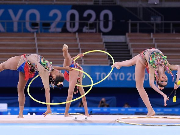 As capixabas Geovanna Santos e Déborah Medrado fazem parte da equipe de ginástica rítmica do Brasil em Tóquip por Vitor Jubini