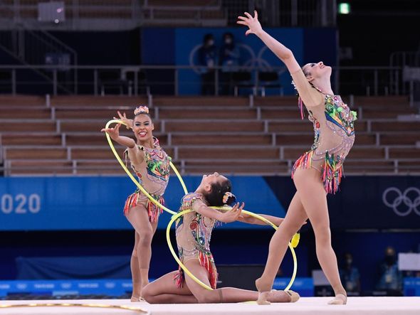 As capixabas Geovanna Santos e Déborah Medrado fazem parte da equipe de ginástica rítmica do Brasil em Tóquip por Vitor Jubini