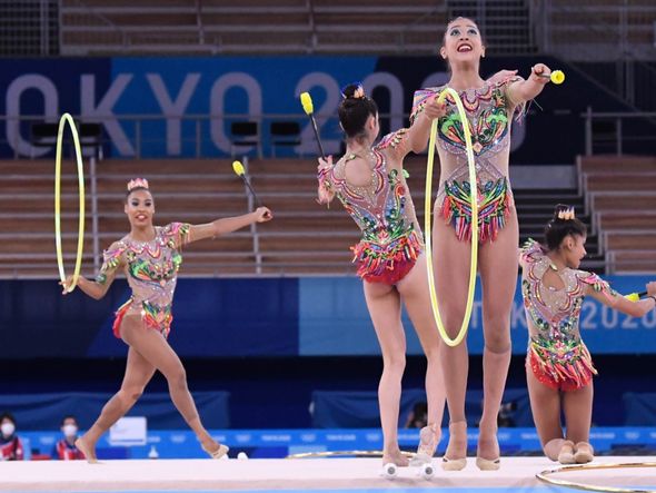 As capixabas Geovanna Santos e Déborah Medrado fazem parte da equipe de ginástica rítmica do Brasil em Tóquip por Vitor Jubini