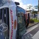 Acidente entre ambulância do Samu e ônibus na Avenida Lindenberg, em Vila Velha