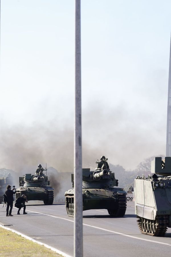 Desfile Militar em frente ao Congresso por Pedro França/Agência Senado
