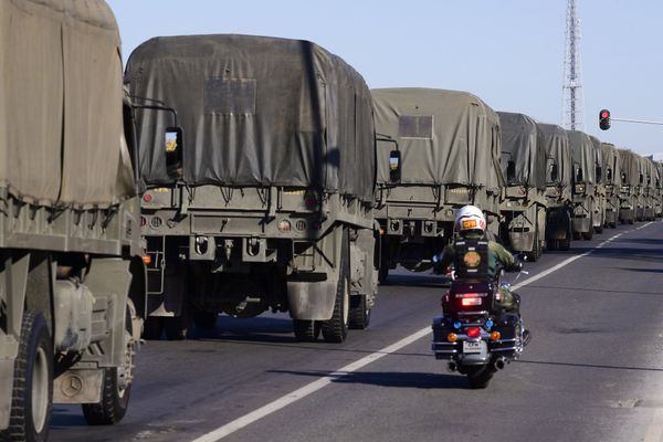 Desfile Militar em frente ao Congresso por Pedro França/Agência Senado